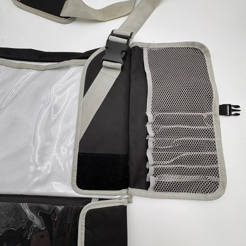 Pillani Kids‎ Car Seat Travel Tray Black Grey Foldable Activity Snack Organizer
